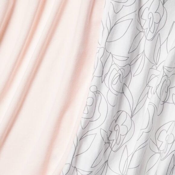 2-Pack Jersey Bassinet Fitted Sheets - Picture 2 of 2